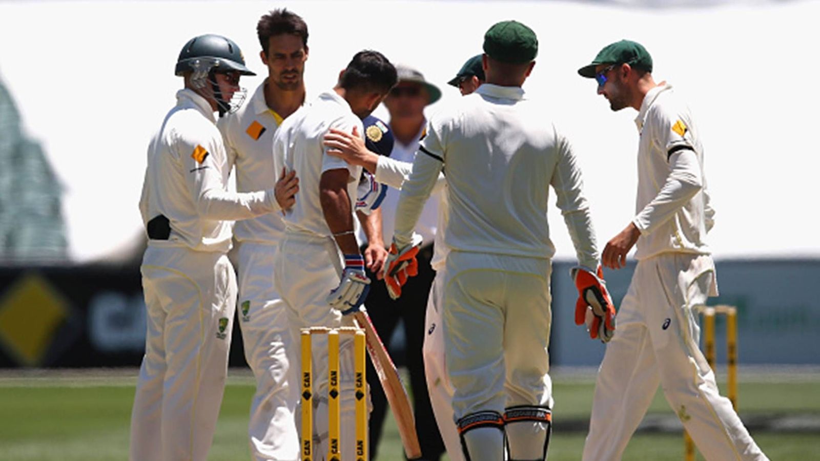 Mitchell Johnson recalls fiery battle with Virat Kohli in Australia, says, 'I hit him on the helmet..' Mitchell Johnson recalls fiery battle with Virat Kohli in Australia, says, 'I hit him on the helmet..'