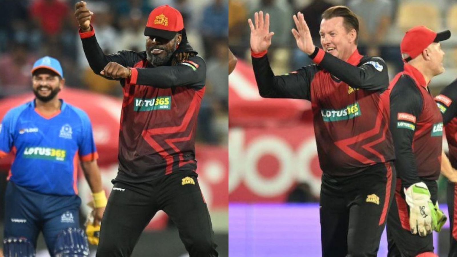 LLC 2023: Brett Lee torments India again as World Giants ride on Chris Gayle's half-century to register a three-wicket win LLC 2023: Brett Lee torments India again as World Giants ride on Chris Gayle's half-century to register a three-wicket win