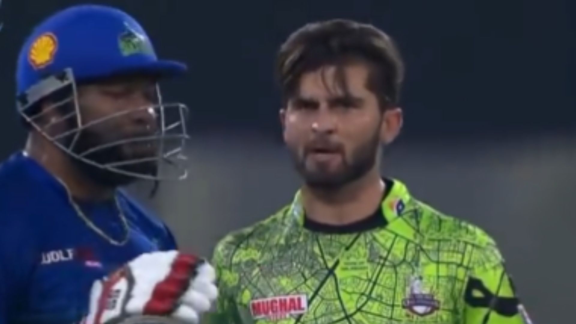 Watch | Kieron Pollard and Shaheen Afridi engage in heated exchange during tense PSL clash SportsTak