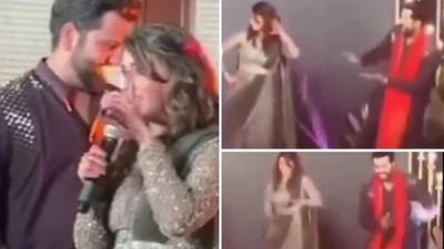 Watch: Rohit Sharma dances with wife Ritika Sajdeh at brother-in-law's wedding on 'Sauda Khara Khara' SportsTak