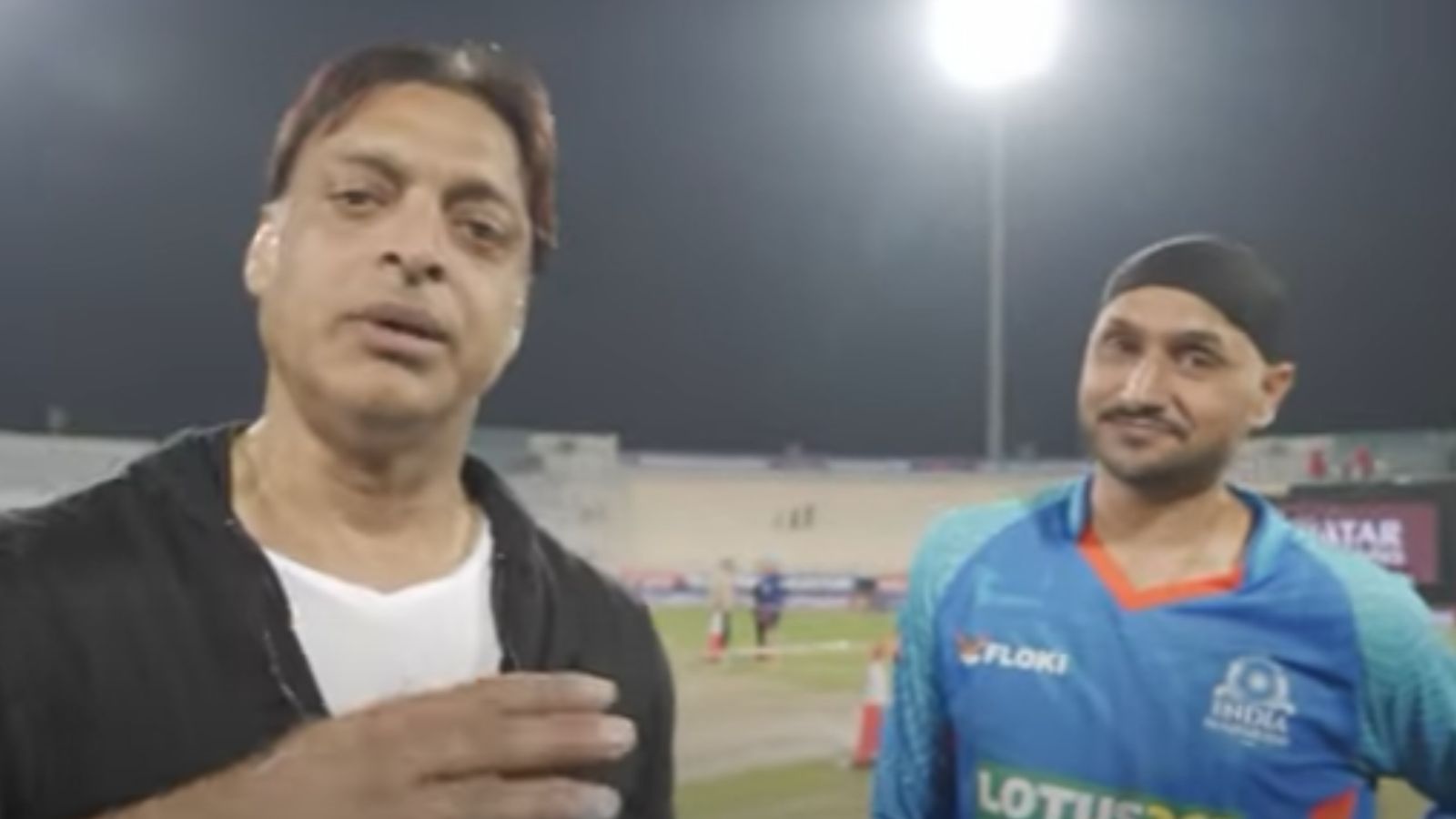 Watch: ‘Should I tell everyone what you said?’ — Shoaib Akhtar, Harbhajan engage in funny banter while reminiscing 2010 Asia Cup six Watch: ‘Should I tell everyone what you said?’ — Shoaib Akhtar, Harbhajan engage in funny banter while reminiscing 2010 Asia Cup six