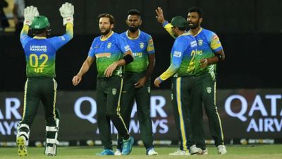 LLC 2023: Losing 5 wickets in 6 runs, India Maharajas fall prey to Asia Lions' Pakistani bowlers, bundled out for 106 in Eliminator clash SportsTak