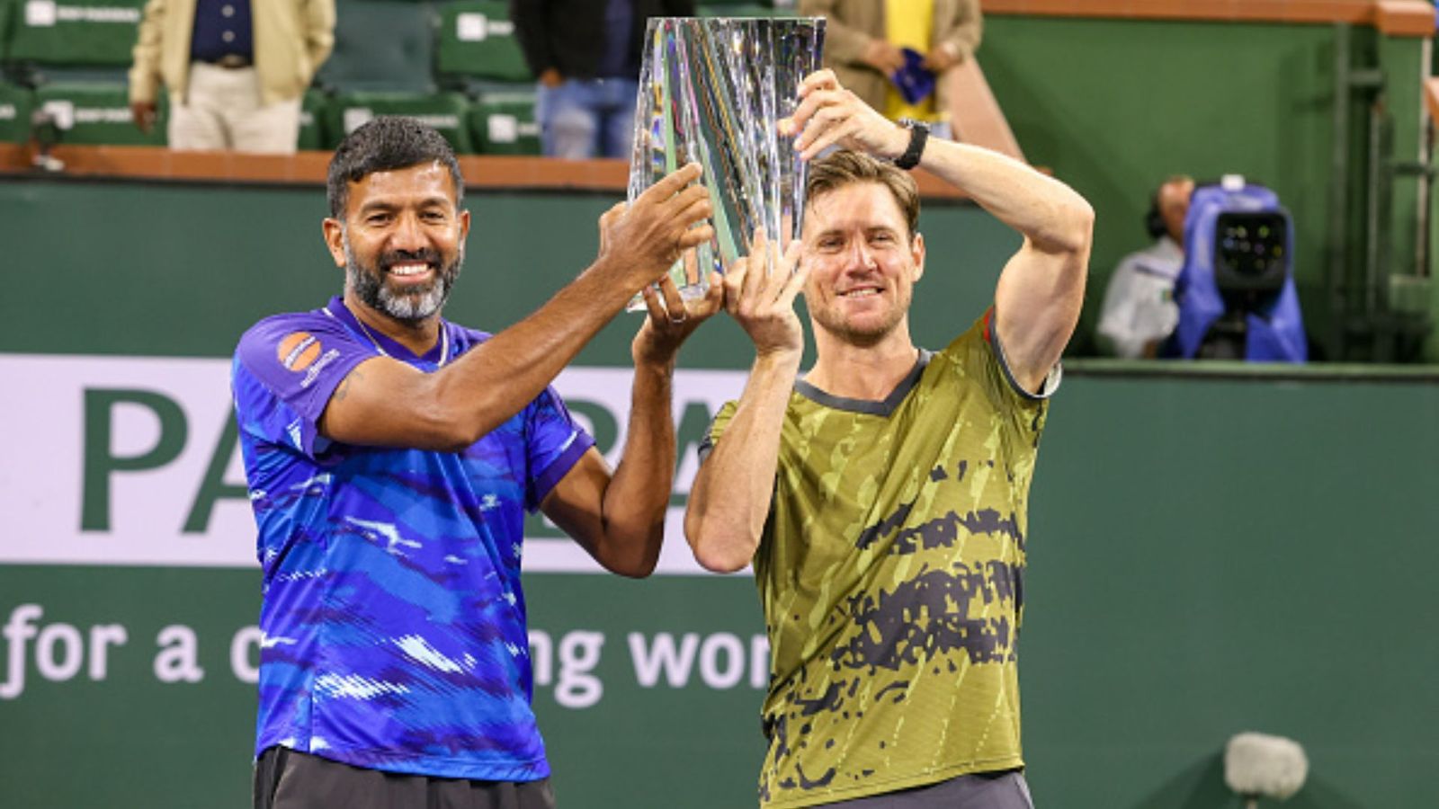 13,000 kilometres away from home, Rohan Bopanna partners with Australian to create world record after winning at the 'Paradise of Tennis' 13,000 kilometres away from home, Rohan Bopanna partners with Australian to create world record after winning at the 'Paradise of Tennis'
