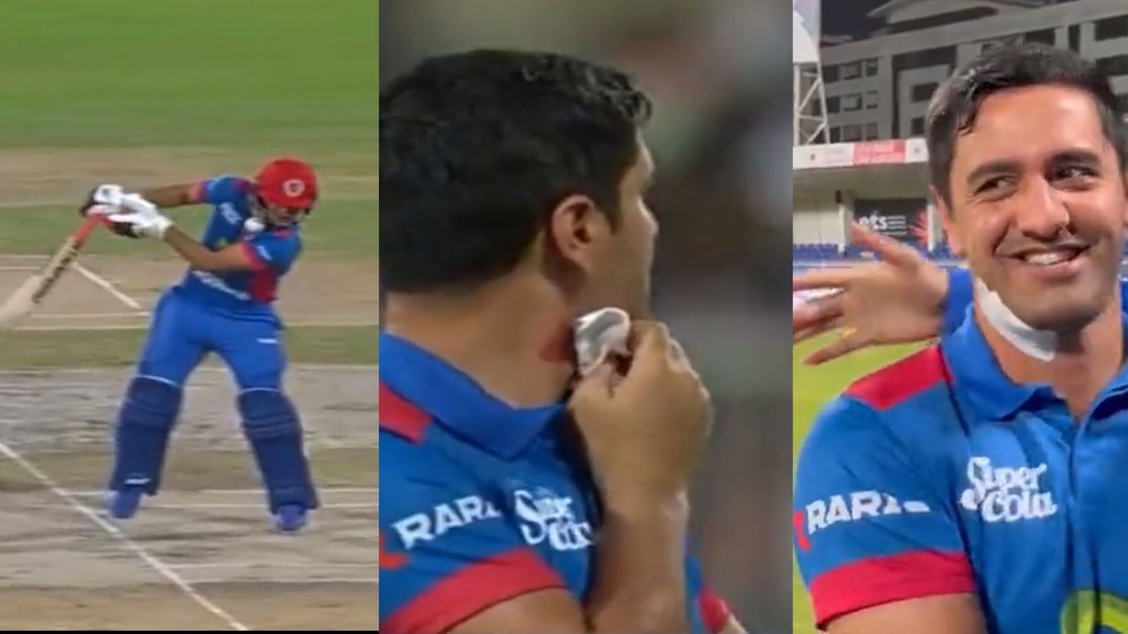 PAK vs AFG: Ihsanullah's freak bouncer leaves Najibullah bleeding and injured as players, support staff remain stunned; watch video PAK vs AFG: Ihsanullah's freak bouncer leaves Najibullah bleeding and injured as players, support staff remain stunned; watch video