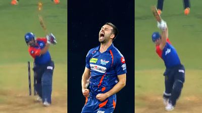 Watch: Mark Wood breathes fire with consecutive 147 kph deliveries, destroys stumps of Prithvi Shaw and Mitchell Marsh SportsTak