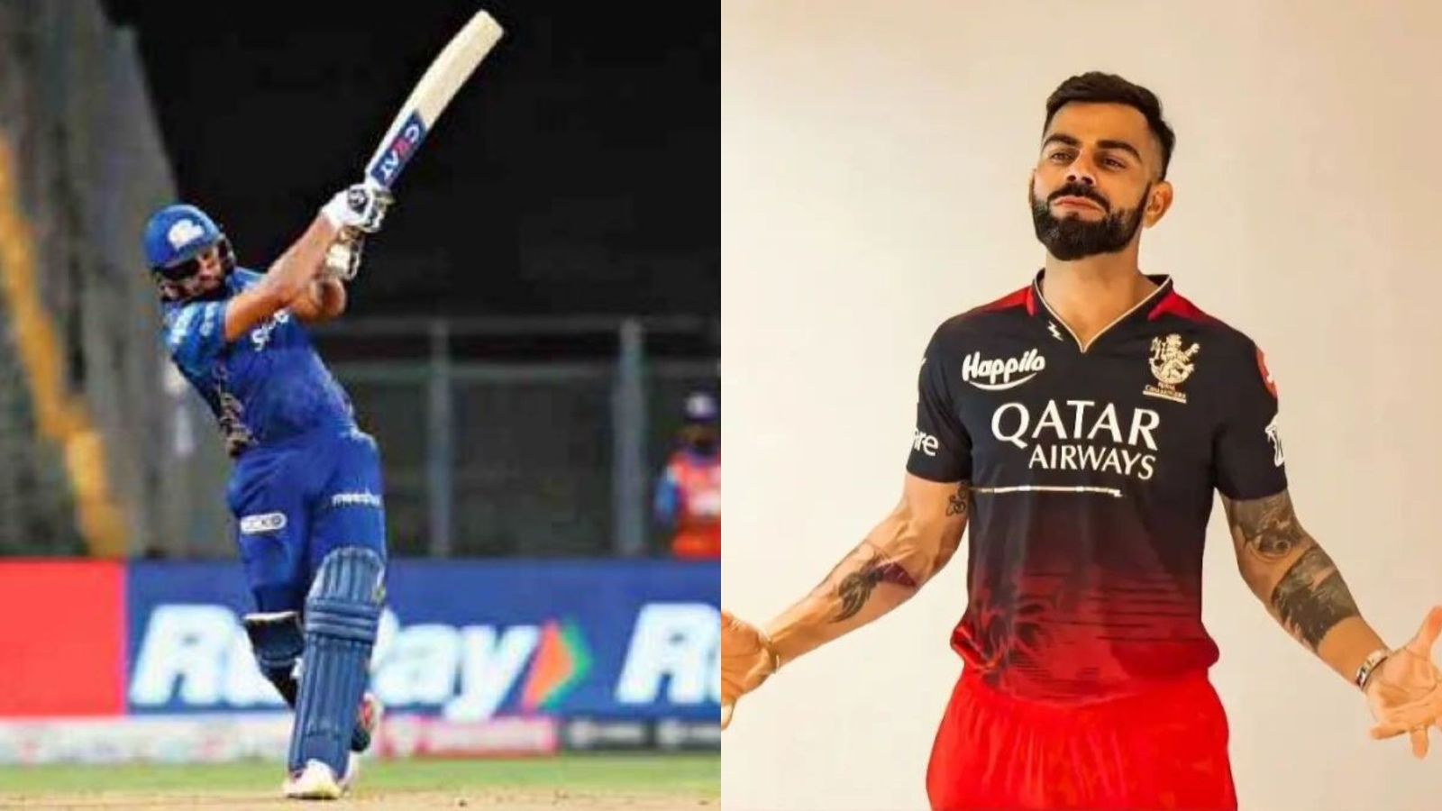 IPL 2023: A comparison of Virat Kohli's record against Mumbai Indians to Rohit Sharma's history versus Royal Challengers Bangalore IPL 2023: A comparison of Virat Kohli's record against Mumbai Indians to Rohit Sharma's history versus Royal Challengers Bangalore