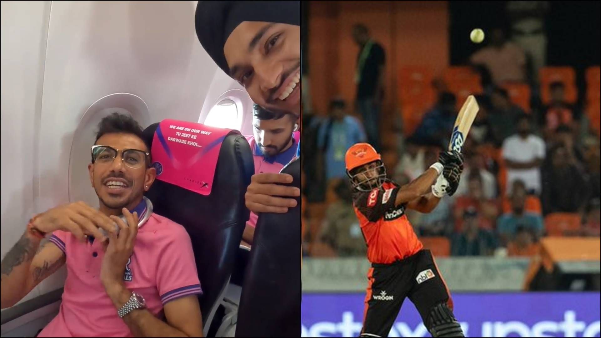 Yuzvendra Chahal trolls Umran Malik for defending against him, recalls when speedster said 'whenever I'll meet you, I'll hit you for three sixes' Yuzvendra Chahal trolls Umran Malik for defending against him, recalls when speedster said 'whenever I'll meet you, I'll hit you for three sixes'