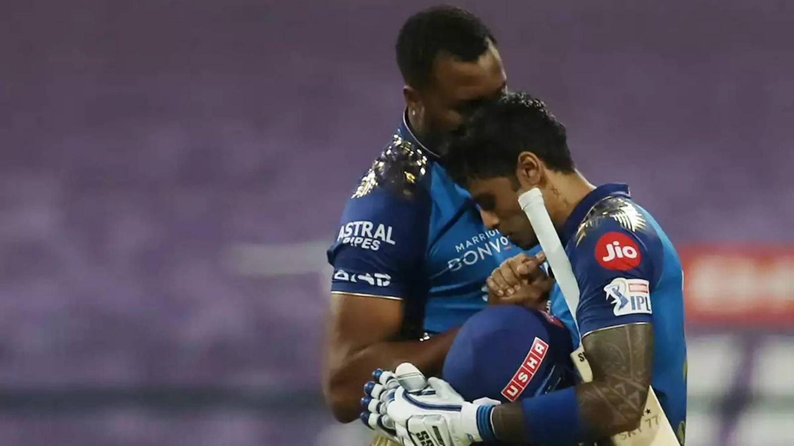 'I believe you guys make more of it than we do sometimes...': MI batting coach Kieron Pollard shuts Suryakumar Yadav's critics 'I believe you guys make more of it than we do sometimes...': MI batting coach Kieron Pollard shuts Suryakumar Yadav's critics