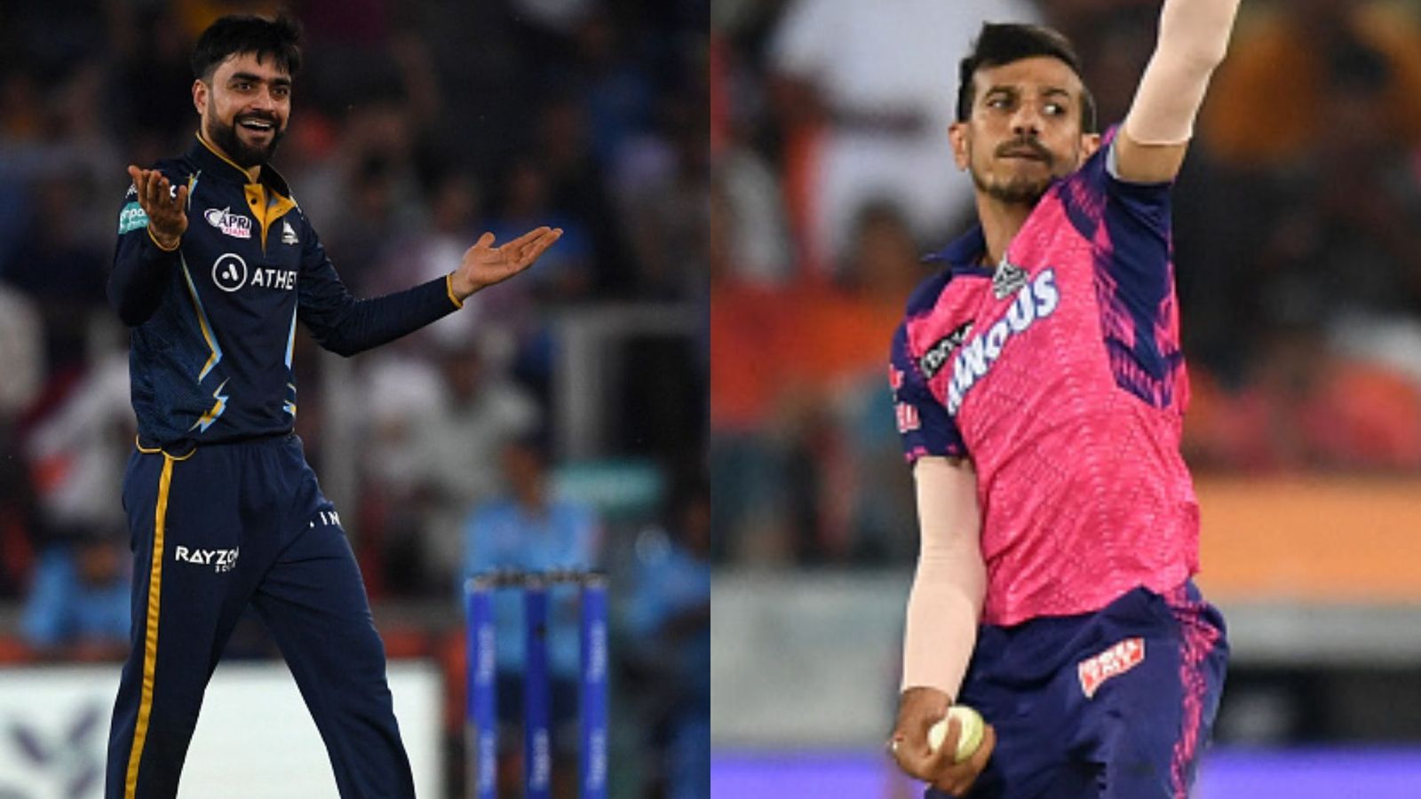 IPL 2023 Purple Cap: Rashid Khan's hat-trick propels him to the top, three-way tie between GT spinner, Chahal and Wood IPL 2023 Purple Cap: Rashid Khan's hat-trick propels him to the top, three-way tie between GT spinner, Chahal and Wood