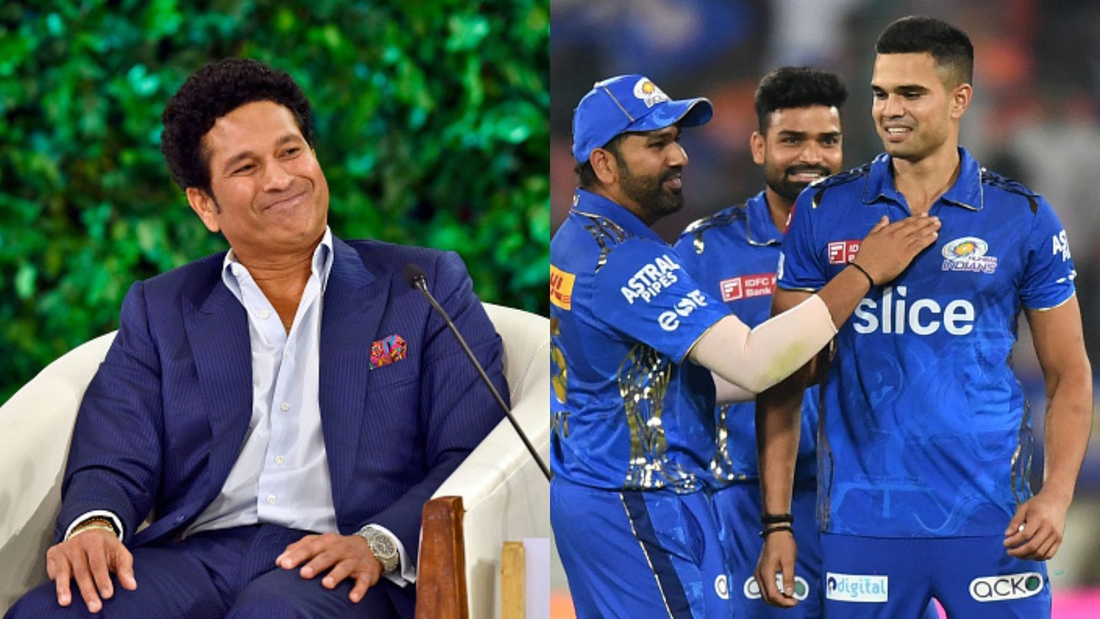 'Finally a Tendulkar has an IPL wicket': Sachin pens an appreciation Tweet after son Arjun bags maiden wicket in MI's win over SRH 'Finally a Tendulkar has an IPL wicket': Sachin pens an appreciation Tweet after son Arjun bags maiden wicket in MI's win over SRH