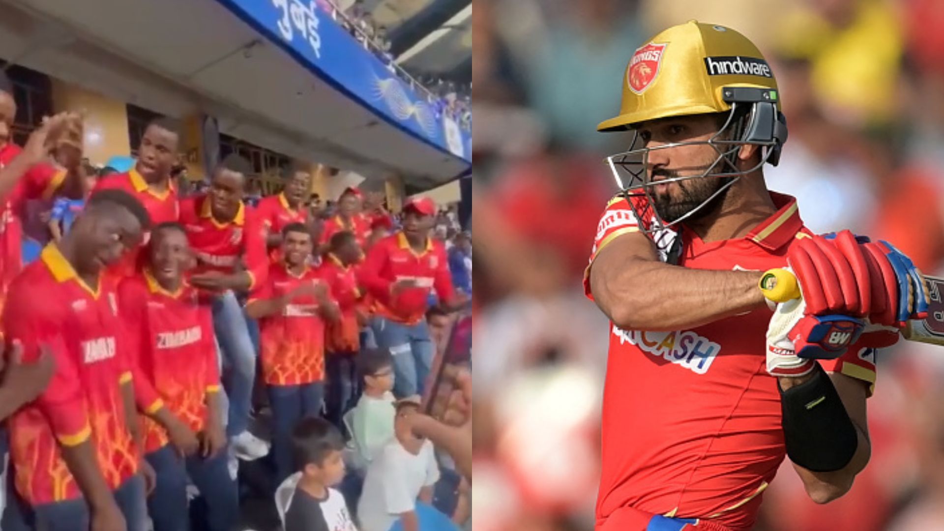 Watch: Zimbabwe U-19 players rejoice inside Wankhede Stadium after country's superstar Sikandar Raza pays for their ticket SportsTak