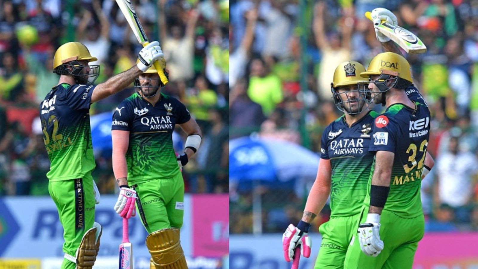 IPL 2023: Maxwell-Du Plessis' ‘made-in-heaven’ partnership continues, bust own record six days after scripting it IPL 2023: Maxwell-Du Plessis' ‘made-in-heaven’ partnership continues, bust own record six days after scripting it