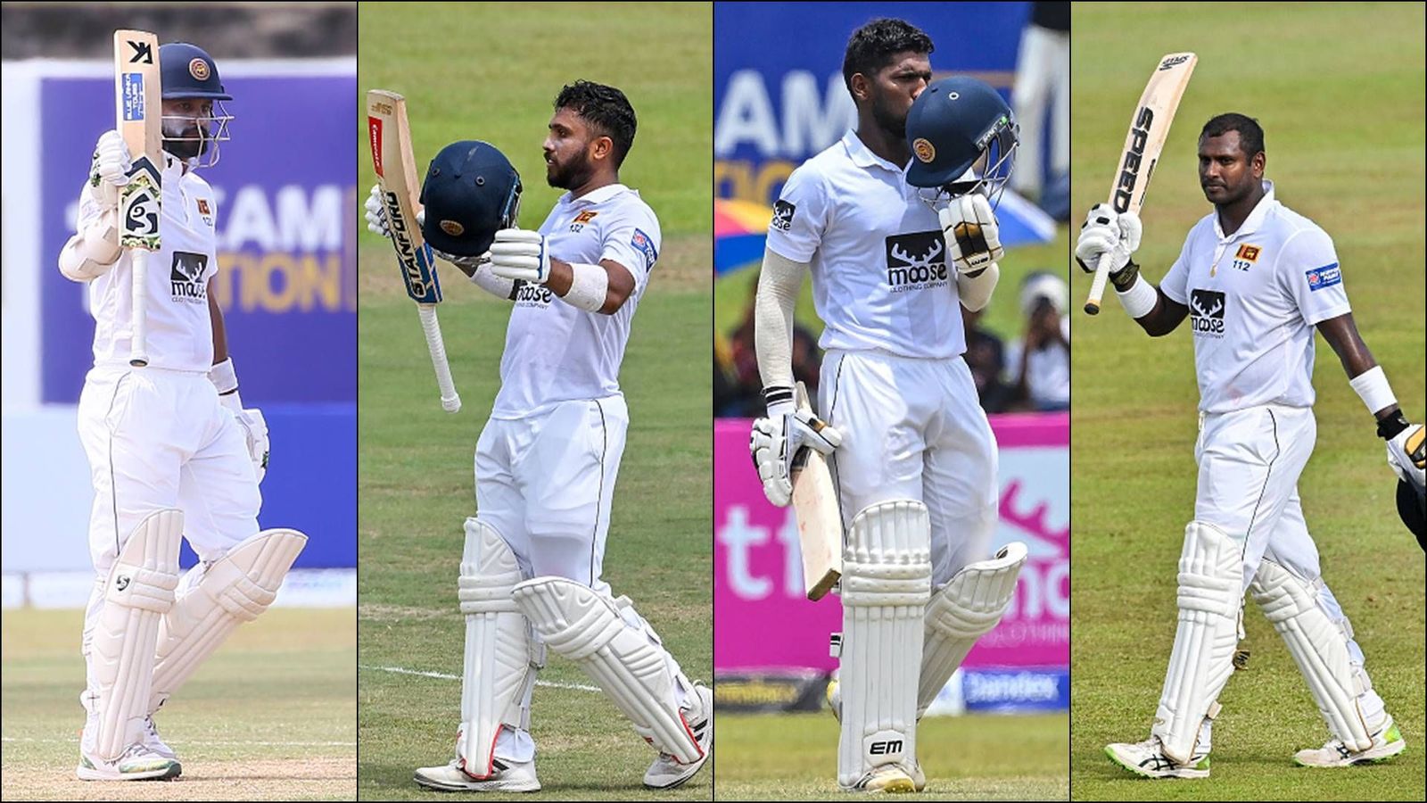 Sri Lanka's top four batters achieve what has been done only twice in 146-year-old Test cricket history Sri Lanka's top four batters achieve what has been done only twice in 146-year-old Test cricket history