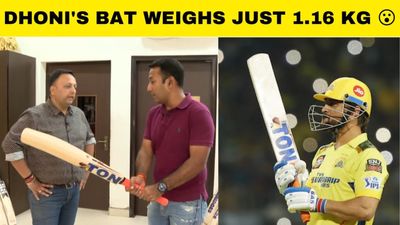 EXPLAINED: Why MS Dhoni’s bat has a round toe SportsTak