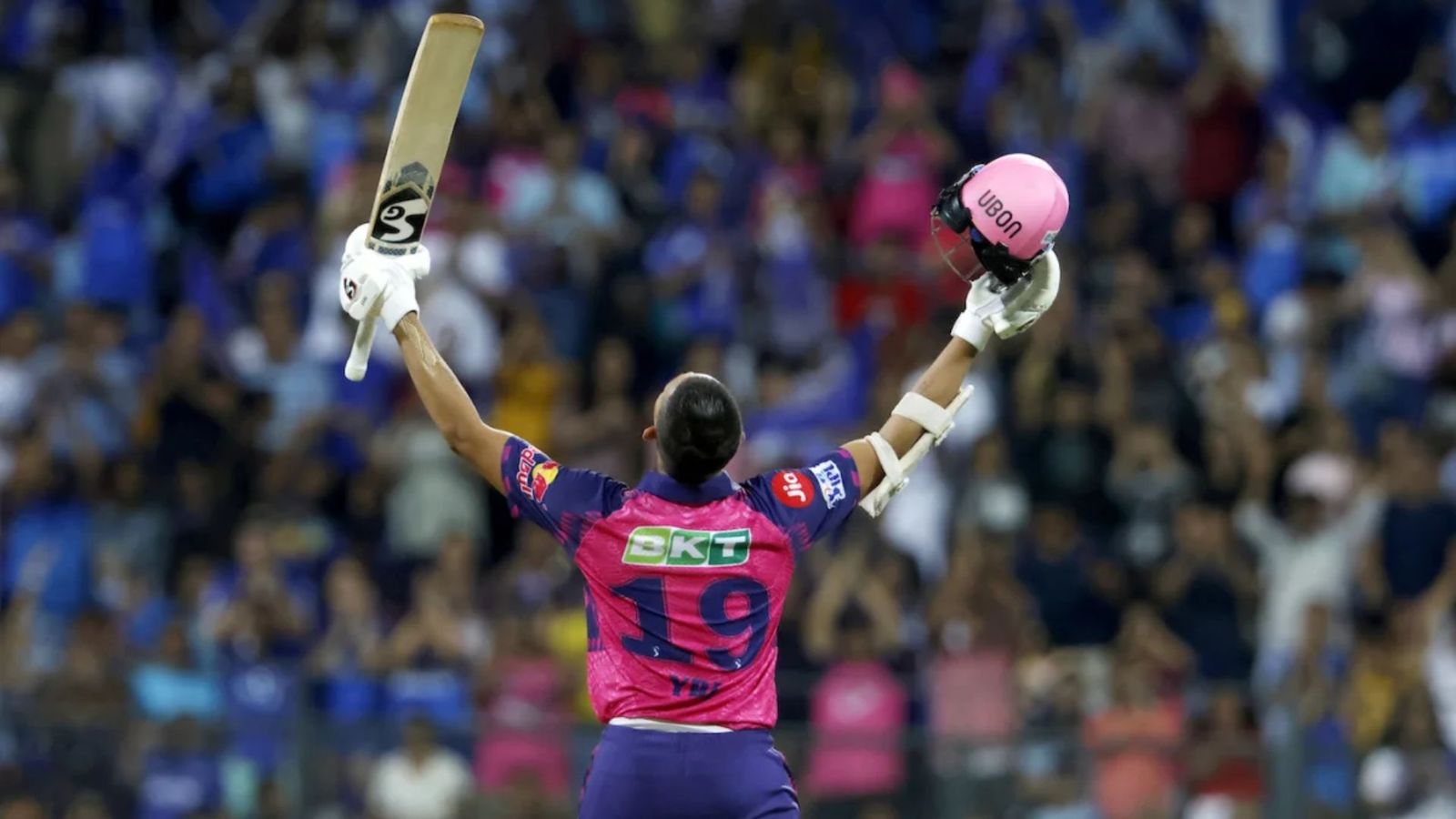 Yashasvi Jaiswal continues run-smashing spree with maiden IPL century after wreaking havoc on MI bowlers in 1000th IPL match Yashasvi Jaiswal continues run-smashing spree with maiden IPL century after wreaking havoc on MI bowlers in 1000th IPL match