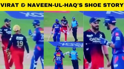 Virat Kohli's 'SHOE GESTURE' towards Naveen-ul-Haq SportsTak