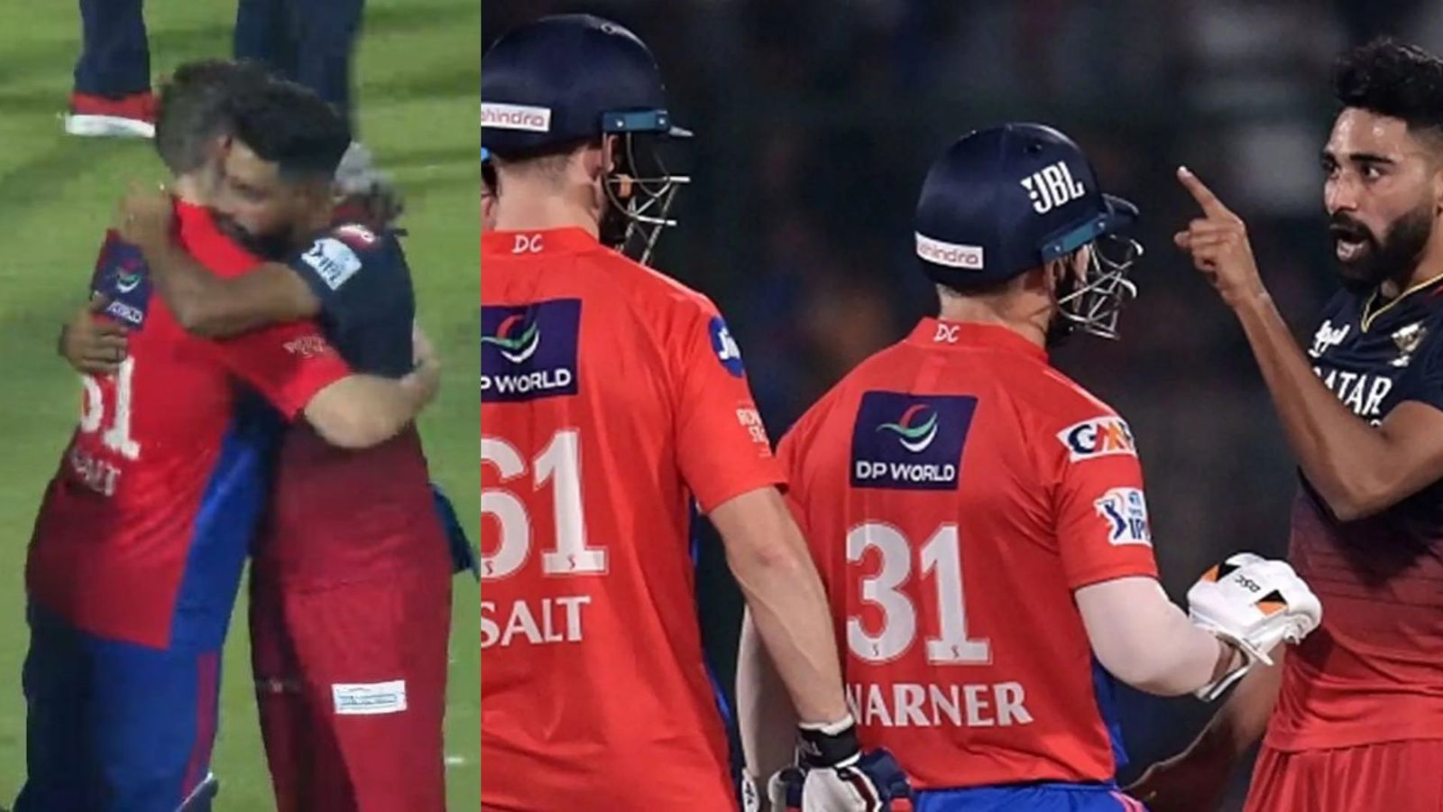 IPL 2023: After verbal altercation on-field, Mohammed Siraj and Phil Salt embrace each other as fans say 'lovely picture' IPL 2023: After verbal altercation on-field, Mohammed Siraj and Phil Salt embrace each other as fans say 'lovely picture'