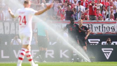 Watch: Bayern Munich's crunch tie for Bundesliga title against FC Koln 'interrupted' by rogue sprinklers, fans cry foul SportsTak