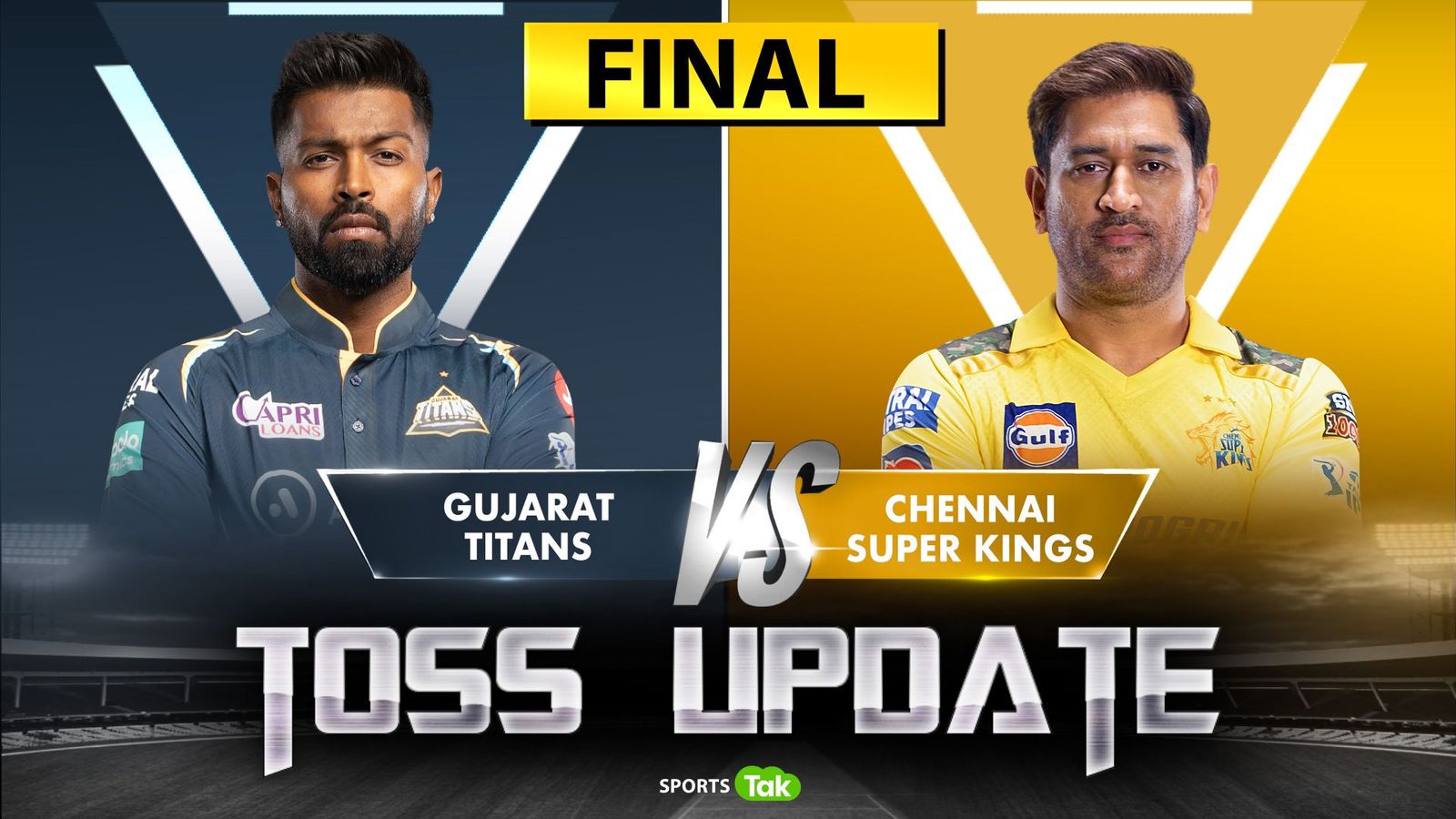 IPL 2023 final, CSK vs GT: MS Dhoni opts to field first on reserve day against Hardik Pandya's brigade, here are their playing XIs IPL 2023 final, CSK vs GT: MS Dhoni opts to field first on reserve day against Hardik Pandya's brigade, here are their playing XIs