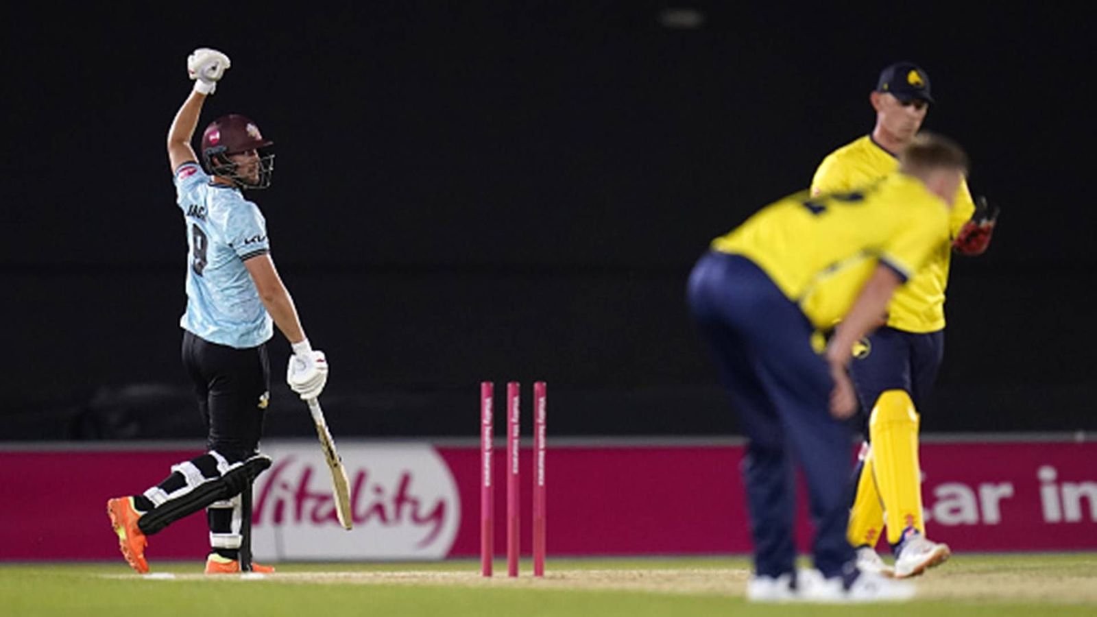 Ruled out of IPL 2023 due to injury, RCB all-rounder smashes 8 sixes in 83-run knock for Chris Jordan-led side Ruled out of IPL 2023 due to injury, RCB all-rounder smashes 8 sixes in 83-run knock for Chris Jordan-led side