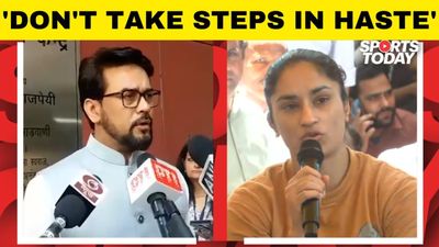Wrestlers have to trust Supreme Court, authorities: Sports Minister Anurag Thakur SportsTak