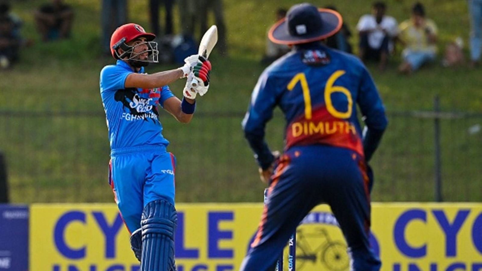 In the absence of Rashid Khan, Ibrahim Zadran's 98-run knock helps Afghanistan beat Sri Lanka in first ODI by 6 wickets In the absence of Rashid Khan, Ibrahim Zadran's 98-run knock helps Afghanistan beat Sri Lanka in first ODI by 6 wickets