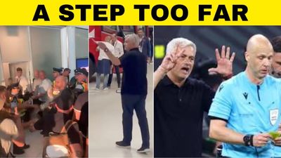 Football referee ATTACKED by fans & Jose Mourinho after Europa League final! SportsTak
