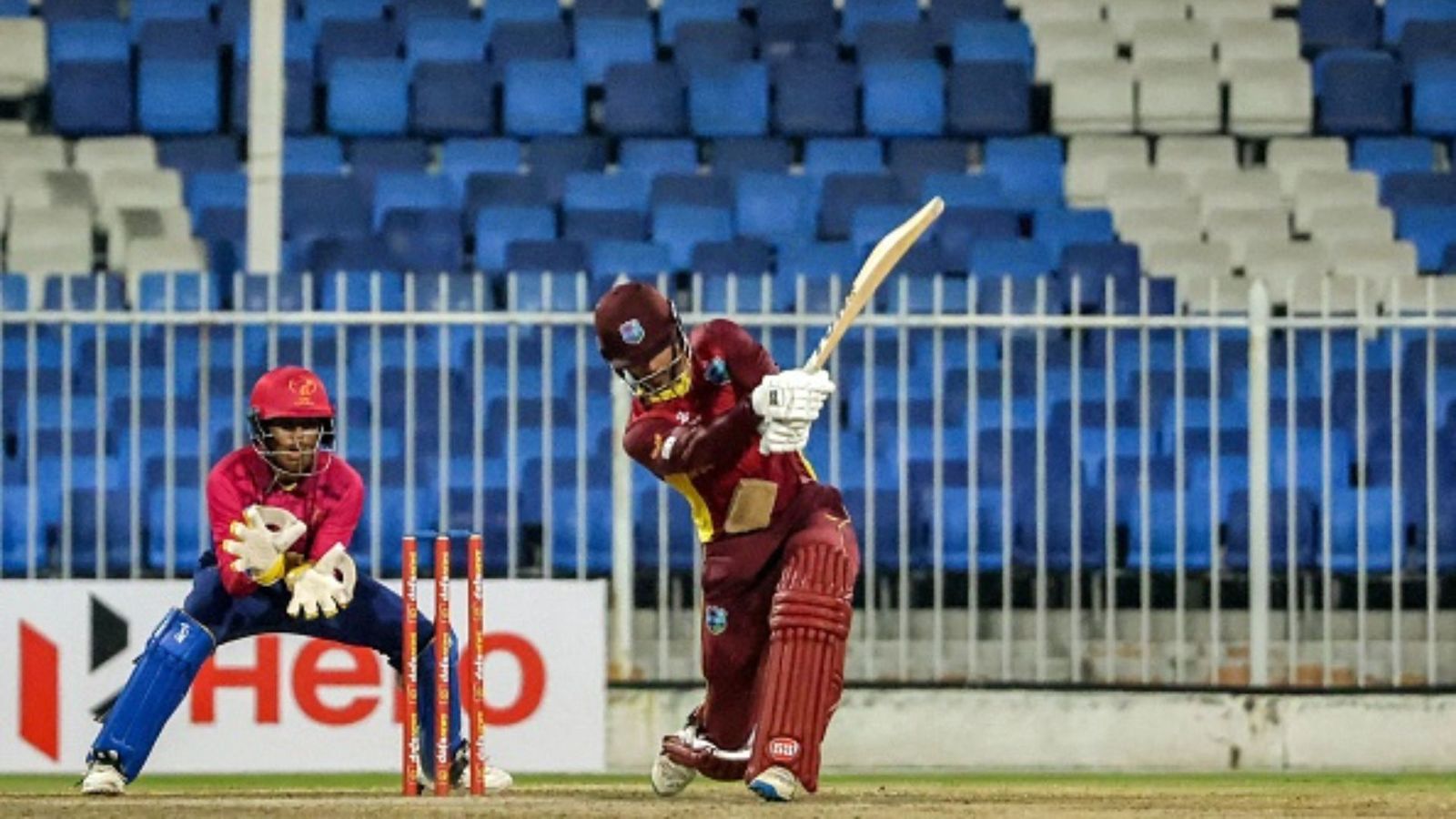 King conquers UAE with run-a-ball 112 as West Indies register a thumping seven-wicket win to take 1-0 lead King conquers UAE with run-a-ball 112 as West Indies register a thumping seven-wicket win to take 1-0 lead