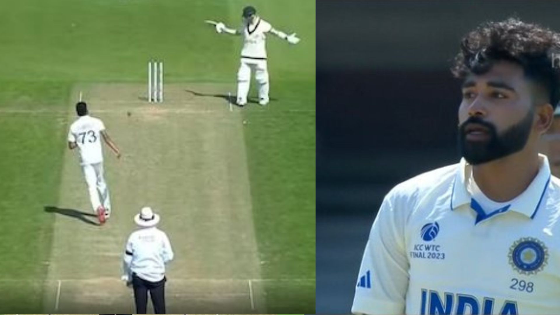 Watch: Livid Siraj throws ball at Steve Smith in frustration after getting hit for back-to-back boundaries, see what happened next SportsTak