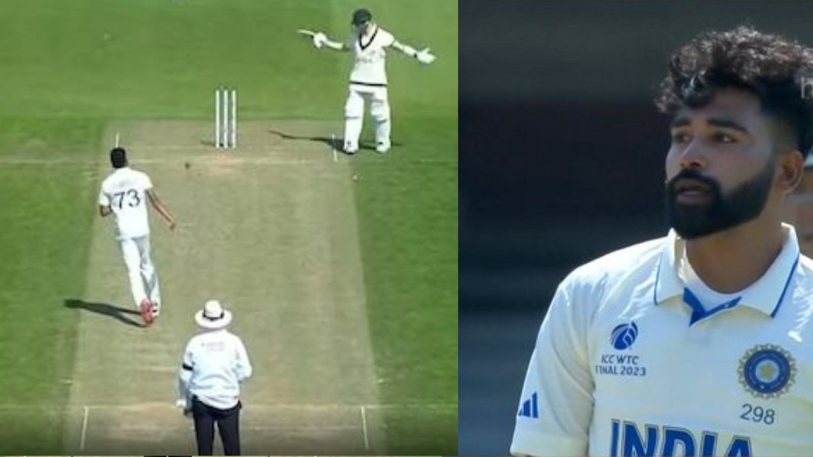 Watch: Livid Siraj throws ball at Steve Smith in frustration after getting hit for back-to-back boundaries, see what happened next Watch: Livid Siraj throws ball at Steve Smith in frustration after getting hit for back-to-back boundaries, see what happened next
