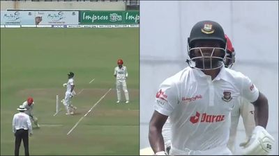 Watch: 2 overthrows in a row, Afghanistan fielders faux pas tickles commentators funny bone as Bangladesh batter completes fifty with 5 runs SportsTak