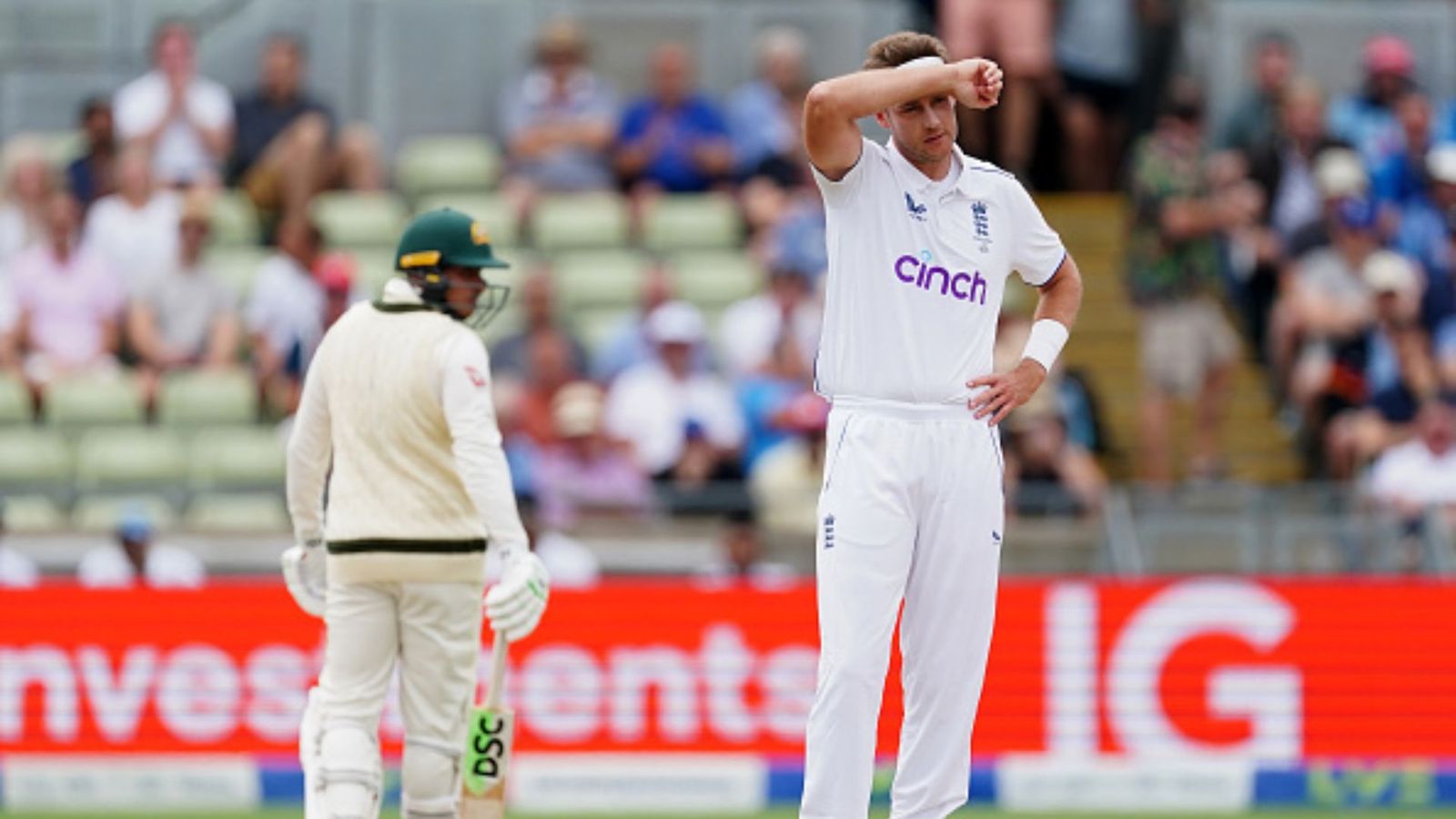 'How can I be polite? It's been pretty characterless so far': Frustrated Stuart Broad after toiling hard on Day 2 of Edgbaston Test 'How can I be polite? It's been pretty characterless so far': Frustrated Stuart Broad after toiling hard on Day 2 of Edgbaston Test