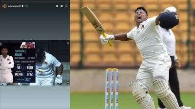 IND vs WI: Sarfaraz Khan responds to continuous omission from India's Test squad by sharing Ranji statistics on Instagram SportsTak