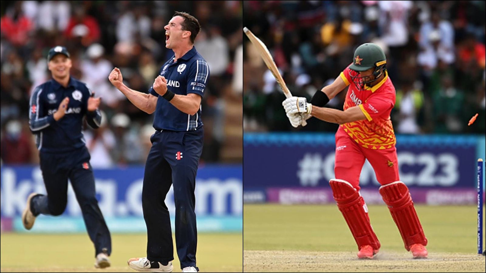 Scotland knock out Zimbabwe out of World Cup 2023 race, stun hosts with 31-run win Scotland knock out Zimbabwe out of World Cup 2023 race, stun hosts with 31-run win