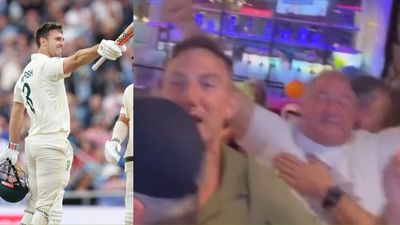 Watch: Mitchell Marsh's century kick-starts major party in Bali with brother Shaun and father Geoff reveling in all-rounder's magnificent knock SportsTak