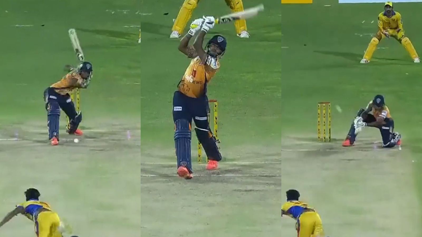 TNPL 2023: 21-year-old wicket-keeper whacks 6 sixes, helps Nellai Royal Kings chase 37 runs in two overs; watch video TNPL 2023: 21-year-old wicket-keeper whacks 6 sixes, helps Nellai Royal Kings chase 37 runs in two overs; watch video