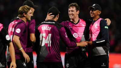 New Zealand duo Henry-Sodhi combine for 7 wickets as Somerset defend 145 runs to win T20 Blast 2023 by 14 runs   SportsTak