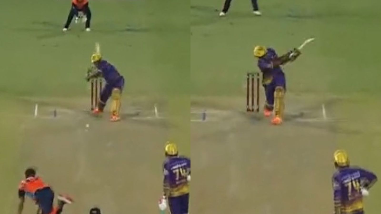 Watch: Andre Russell muscles jaw-dropping 108-meter six, ball lands in parking lot, fans in Dallas left spellbound Watch: Andre Russell muscles jaw-dropping 108-meter six, ball lands in parking lot, fans in Dallas left spellbound