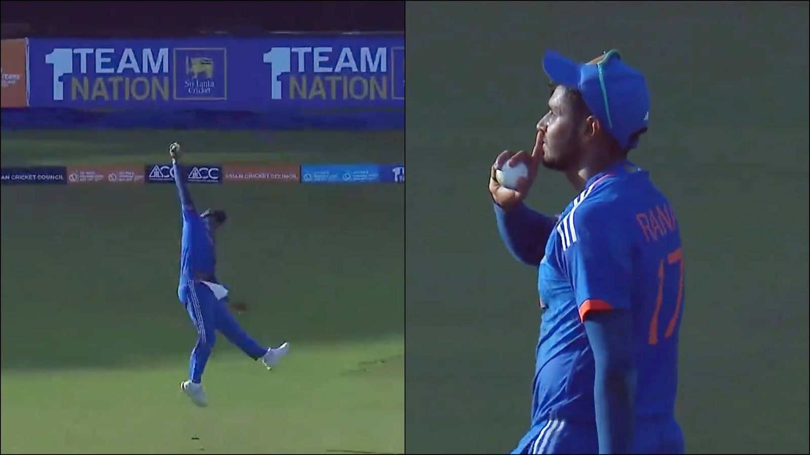 Harshit Rana silences Pakistan crowd with jaw-dropping one-handed stunner at short third man, watch viral video Harshit Rana silences Pakistan crowd with jaw-dropping one-handed stunner at short third man, watch viral video