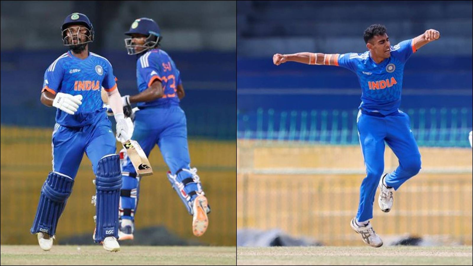 Emerging Asia Cup: Sudharsan's unbeaten 100, Hangargekar's dominating fifer help India A overpower Pakistan A with easy 8-wicket win Emerging Asia Cup: Sudharsan's unbeaten 100, Hangargekar's dominating fifer help India A overpower Pakistan A with easy 8-wicket win