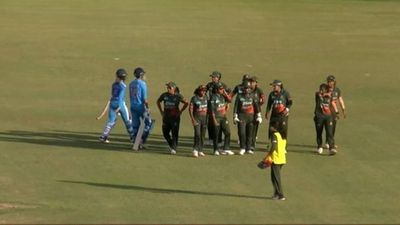 INDW vs BANW 3rd ODI ends in a tie due to bizarre rule as Harmanpreet's side lose 6 wickets for 24 runs in run chase SportsTak