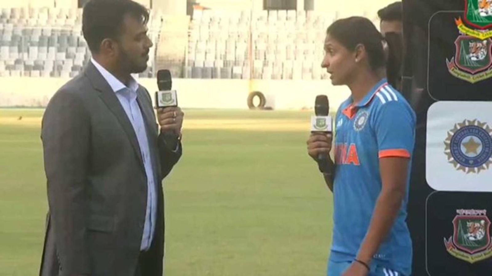 'Some pathetic umpiring was done we are really disappointed about some decisions': Harmanpreet Kaur lashes out at umpires after bizarre tie 'Some pathetic umpiring was done we are really disappointed about some decisions': Harmanpreet Kaur lashes out at umpires after bizarre tie