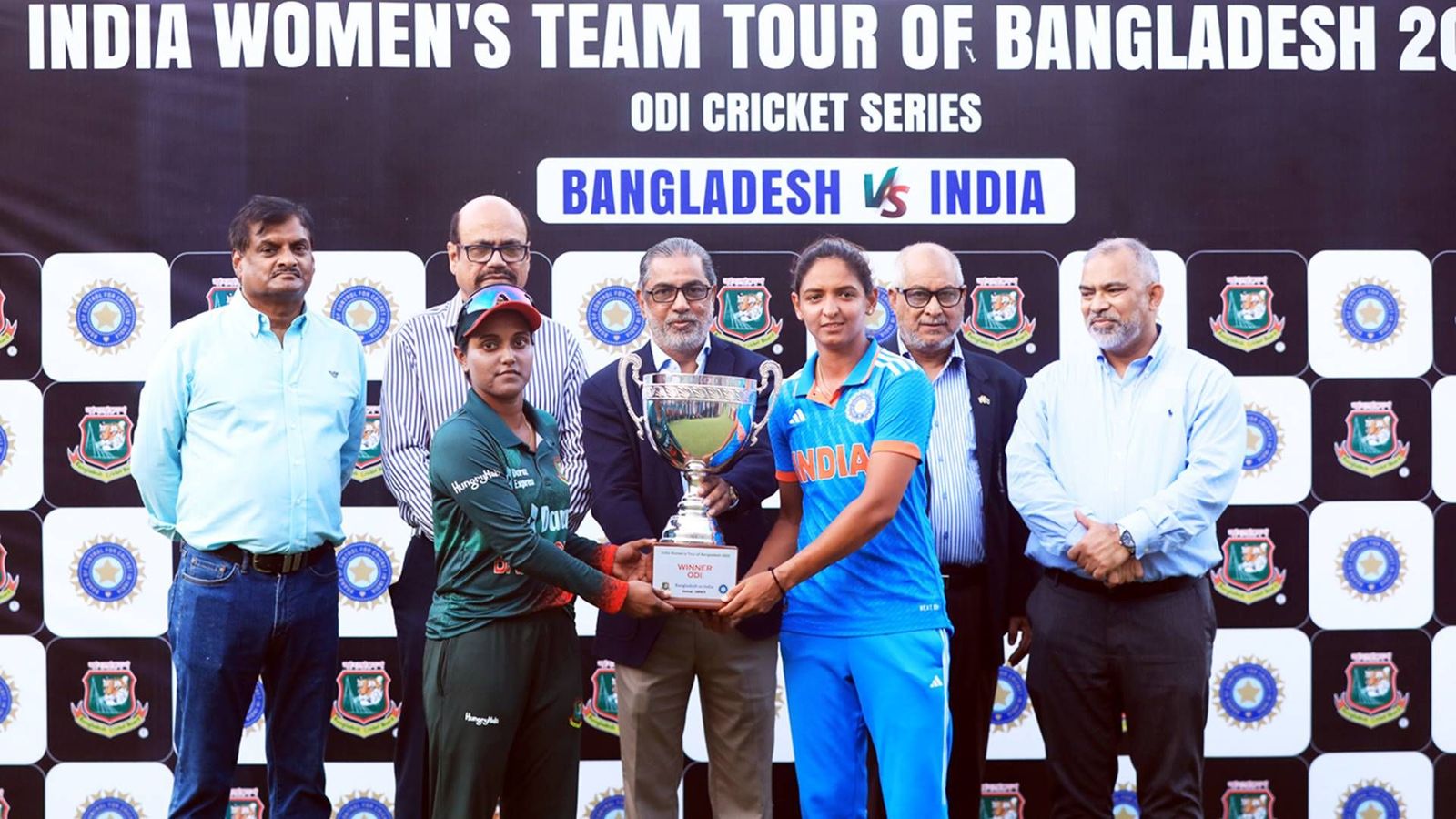 'She should have spoken with a bit of manners': Bangladesh skipper Nigar Sultana lashes out at Harmanpreet Kaur for calling umpiring 'pathetic' 'She should have spoken with a bit of manners': Bangladesh skipper Nigar Sultana lashes out at Harmanpreet Kaur for calling umpiring 'pathetic'