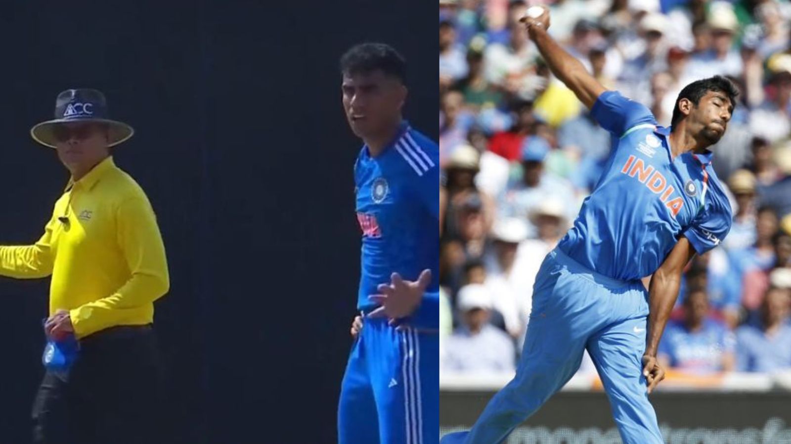 IND-A vs PAK-A: Hangargekar's no-ball in Emerging Asia Cup's summit clash reminds fans of Bumrah's 2017 CT Final blunder, watch video IND-A vs PAK-A: Hangargekar's no-ball in Emerging Asia Cup's summit clash reminds fans of Bumrah's 2017 CT Final blunder, watch video