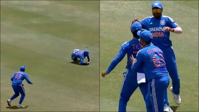'He covered acreage': Tilak Varma's sensational catch on T20I debut makes jaws drop, watch viral video SportsTak