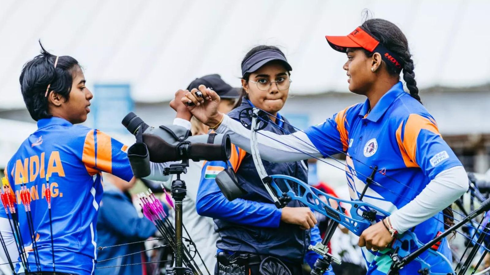 Indian women's compound archery team scripts history, clinches 1st ever gold at World Championships 2023 Indian women's compound archery team scripts history, clinches 1st ever gold at World Championships 2023