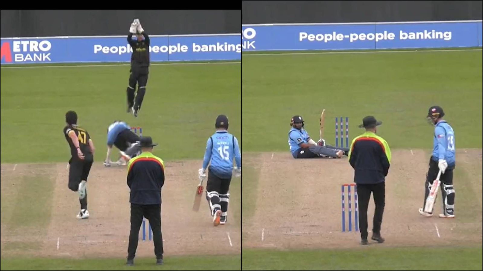 Prithvi Shaw gets out hit wicket on Northamptonshire debut contributing to massive collapse, watch video Prithvi Shaw gets out hit wicket on Northamptonshire debut contributing to massive collapse, watch video