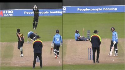 Prithvi Shaw gets out hit wicket on Northamptonshire debut contributing to massive collapse, watch video SportsTak