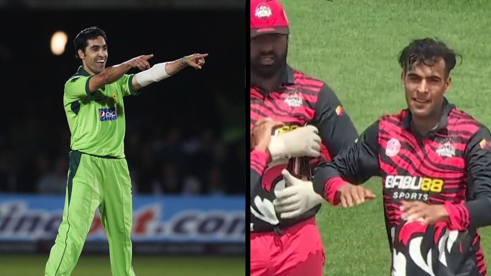 Watch: Umar Gul's nephew runs riot with fiery hat-trick and fantastic fifer, helps Tigers gun down Knights in Global T20 Watch: Umar Gul's nephew runs riot with fiery hat-trick and fantastic fifer, helps Tigers gun down Knights in Global T20