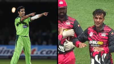 Watch: Umar Gul's nephew runs riot with fiery hat-trick and fantastic fifer, helps Tigers gun down Knights in Global T20 SportsTak